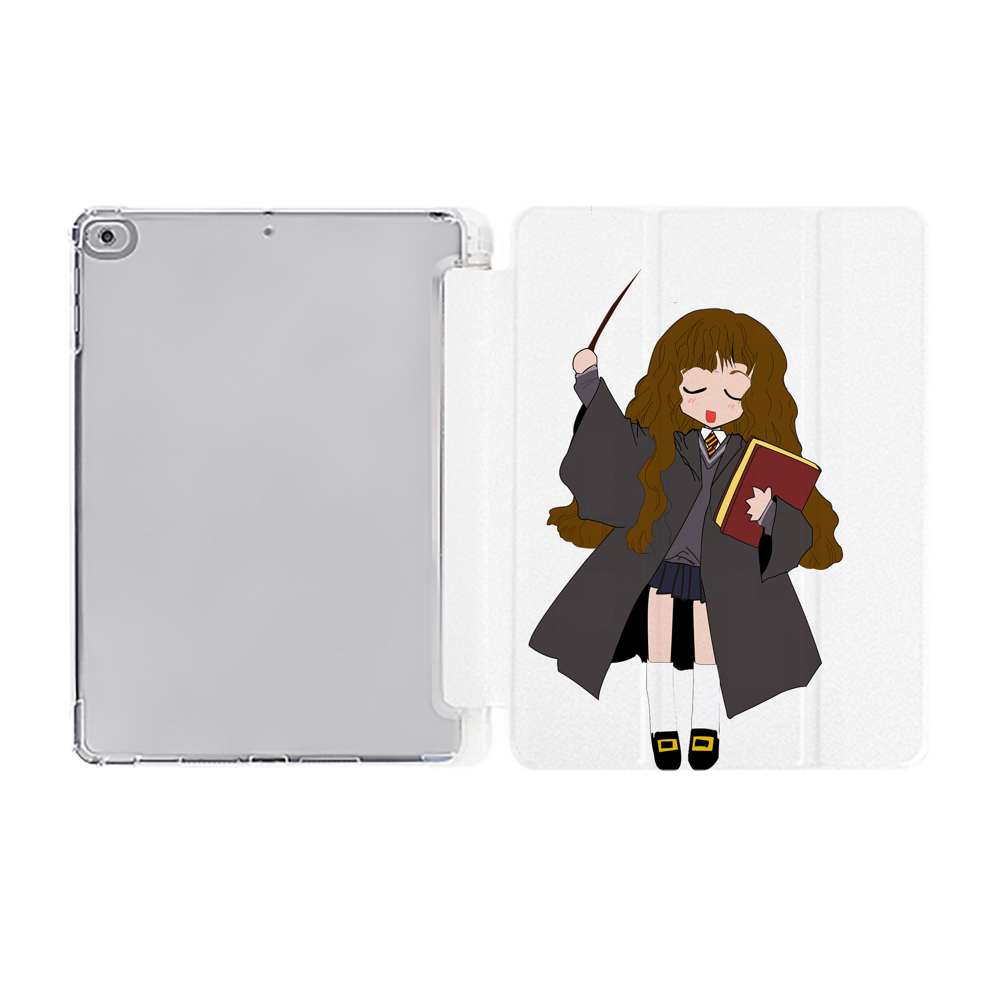 （画像用） Harry Potter ハリー・ポッターシリーズ IPad ケース ペン収納付き 三つ折りスタンド PUレザー×シリコン 対応機種9.5/10.5/10.9インチ